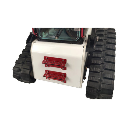TOUCAN RC HOBBY LESU 1/14 RC Tracked Skid-Steer Loader Aoue LT5 Metal Hydraulic DIY Model Gripper Dozer Hay Clamp Dozer Blade Gripper Sweeper Hay Clamp