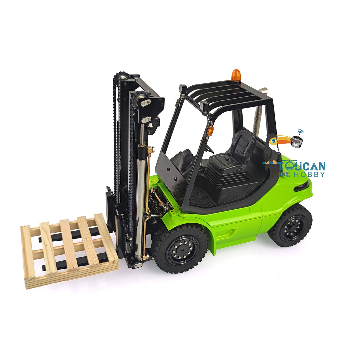TOUCAN RC HOBBY 1/14 Metal LESU Assembled and Painted RC RTR Model forklift Truck Light Sound Motor Servo ESC Flysky FS Transmitter Receiver