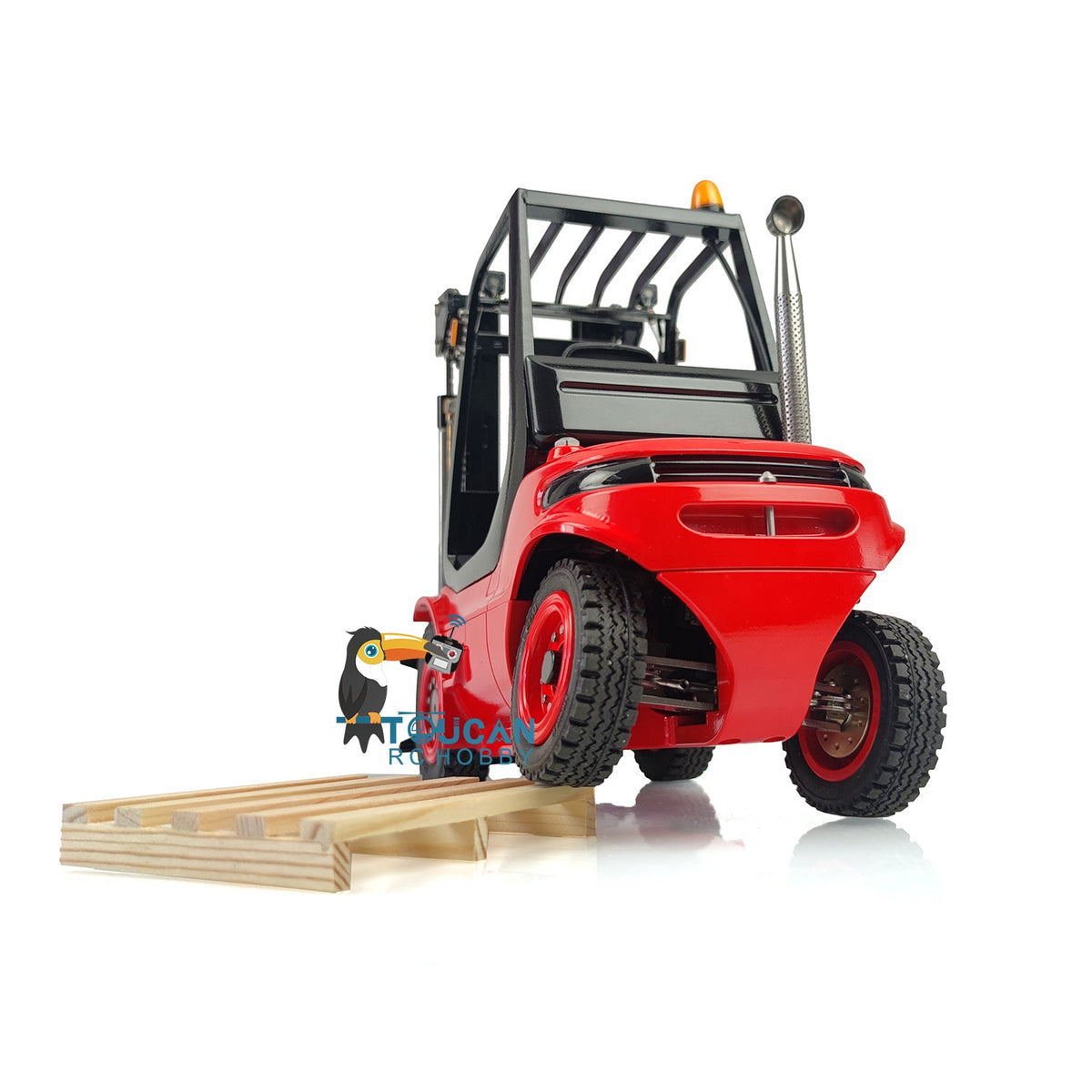 TOUCAN RC HOBBY LESU RC 1/14 Hydraulic forklift Transfer Car Truck Model ESC Motor Light Sound System Metal Front Rear Wheel Hub Toolbox