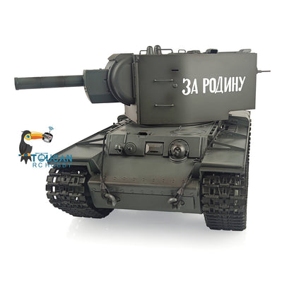 Henglong 1/16 TK7.0 Plastic Soviet KV-2 3949 RTR RC Tank with Barrel Recoil BB Unit Infrared Combat Smoke Sound Light System