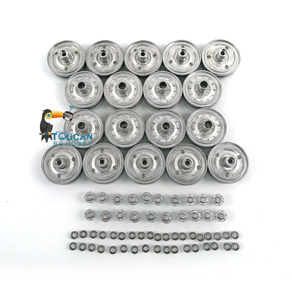 IN Stock Heng Long Metal Road Wheels Without Suspension Arms Suitable For 1/16 TK60 TK70 German King Tiger RC Tank 3888A Spare Parts