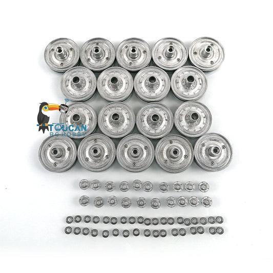 TOUCAN RC HOBBY Heng Long Metal Road Wheels Without Suspension Arms Suitable For 1/16 TK60 TK70 German King Tiger RC Tank 3888A Spare Parts