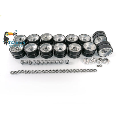 Metal Road Wheels Spare Part Without Arms For 1/16 Henglong Military Emulated Model USA M1A2 Abrams RC Tank 3918 Accessories