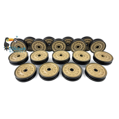 Plastic Sprockets Road Wheels Idlers Accessories Pack Mud Plate Decal Tracks For Henglong DIY 1/16 RC 3888A Tank Model Parts