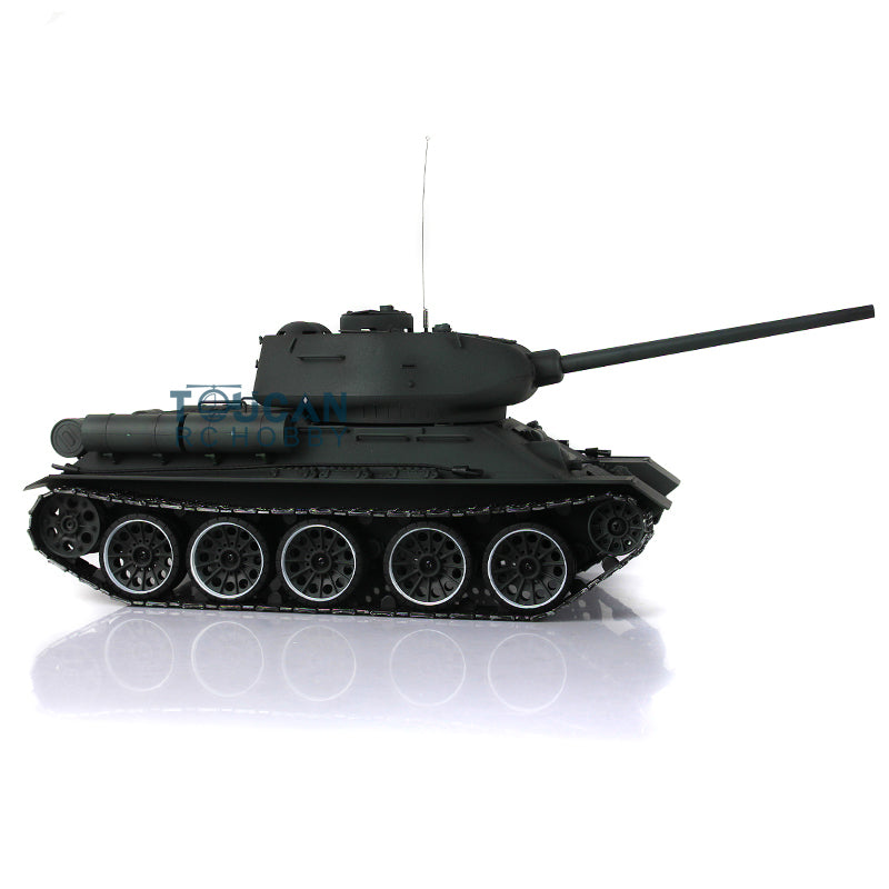 2,4 GHz Henglong 1/16 TK7.0 Kunststoff Sowjetischer T34-85 Ready To Run Ferngesteuerter Panzer 3909 360 Turmketten Kettenräder Leiträder