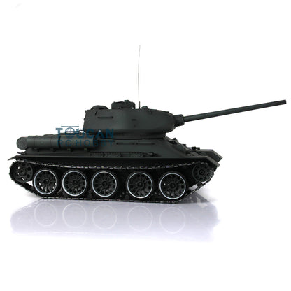 Henglong 1/16 TK7.0 Sowjetischer T34-85 I RC RTR BB IR Panzer 3909 mit 360°-Turm FPV Metallketten Kettenräder Leiträder Rauch Sound