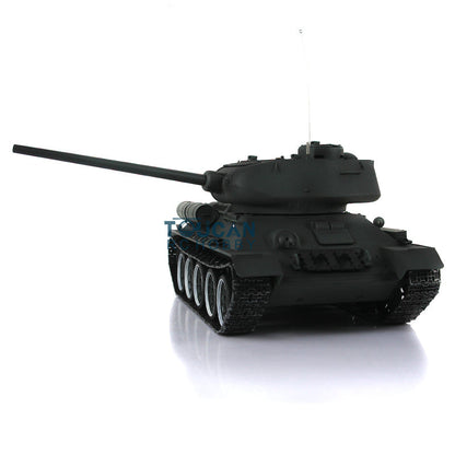 Henglong 1/16 TK7.0 Soviet Union T34-85 3909 RTR RC Tank BB IR Barrel Recoil 360 Degrees Turret Metal Tracks Sprockets Idlers Road Wheels