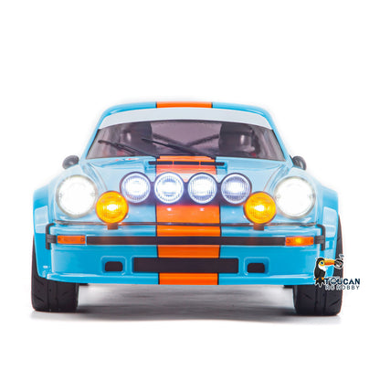 TRACTION HOBBY 1/6 Remote Control Rally Car 4X4 RC Vehicle Metal Chassis Light System Independent Suspension No Battery Charger