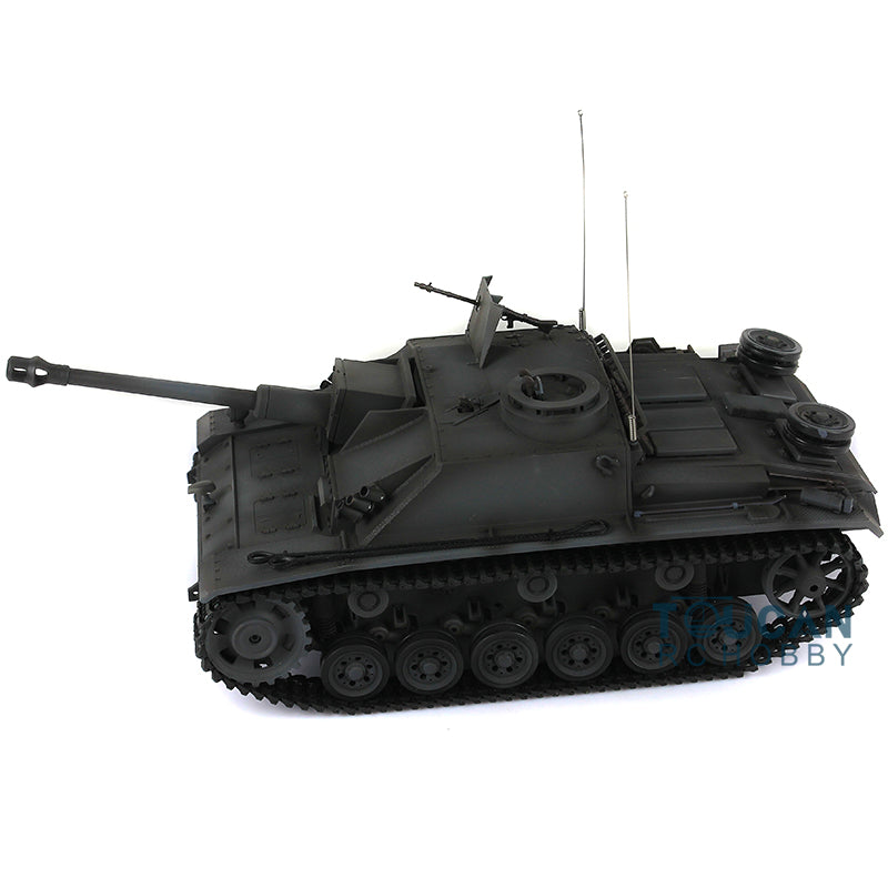 Henglong Plastic 1/16 TK7.0 German Stug III 3868 RTR RC Tank Model Infrared Combat BB Unit Smoke Lights 2 Sounds Metal Barrel