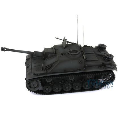 Henglong Plastic 1/16 TK7.0 German Stug III 3868 RTR RC Tank Model Infrared Combat BB Unit Smoke Lights 2 Sounds Metal Barrel