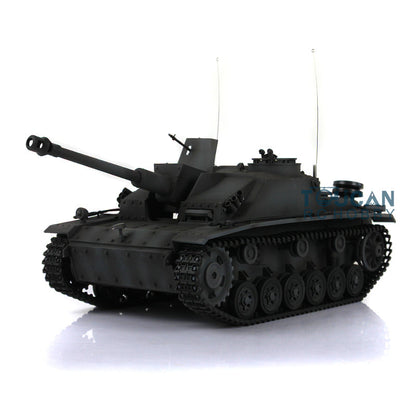 Henglong Plastic 1/16 TK7.0 German Stug III 3868 RTR RC Tank Model Infrared Combat BB Unit Smoke Lights 2 Sounds Metal Barrel