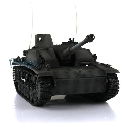 Henglong Plastic 1/16 TK7.0 German Stug III 3868 RTR RC Tank Model Infrared Combat BB Unit Smoke Lights 2 Sounds Metal Barrel