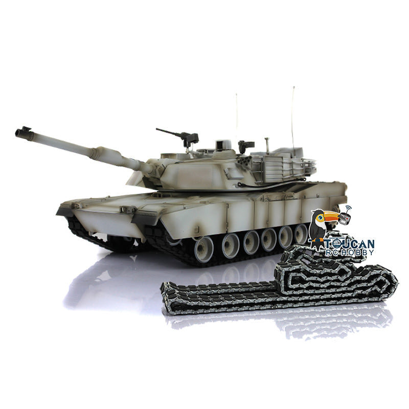 HengLong 3918 RTR RC Tank Full Metal Chassis With Plastic Hull TK7.1 Leopard2A6 M1A2 Sound Main Board with 360 Degrees Turret Barrel Recoil BB