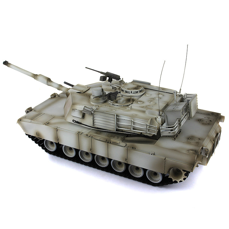 Henglong 1/16 2.4G TK7.0 Plastic USA Abrams M1A2 3918 RTR RC Tank Military Vehicle Model with BB IR Smoke Sound Light Metal Barrel