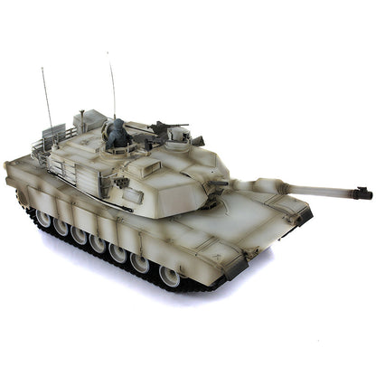 Henglong 1/16 2.4G TK7.0 Plastic USA Abrams M1A2 3918 RTR RC Tank Military Vehicle Model with BB IR Smoke Sound Light Metal Barrel