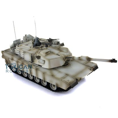 Henglong 1/16 TK7.0 Professional 3918 USA Abrams RTR RC Tank 360 Degrees Turret Barrel Recoil BB IR Smoke Metal Sprockets Idlers Road Wheels