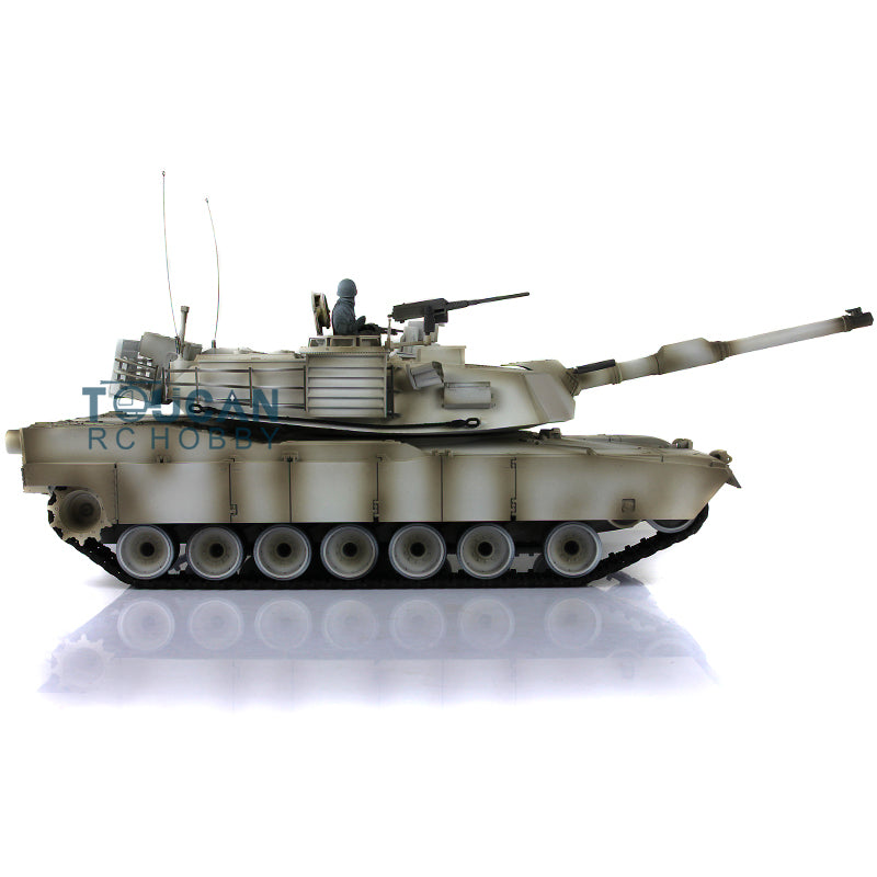 Henglong 1/16 TK7.0 Professional 3918 USA Abrams RTR RC Tank 360 Degrees Turret Barrel Recoil BB IR Smoke Metal Sprockets Idlers Road Wheels