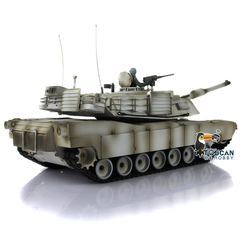 HengLong 3918 RTR RC Tank Full Metal Chassis With Plastic Hull TK7.1 Leopard2A6 M1A2 Sound Main Board with 360 Degrees Turret Barrel Recoil BB