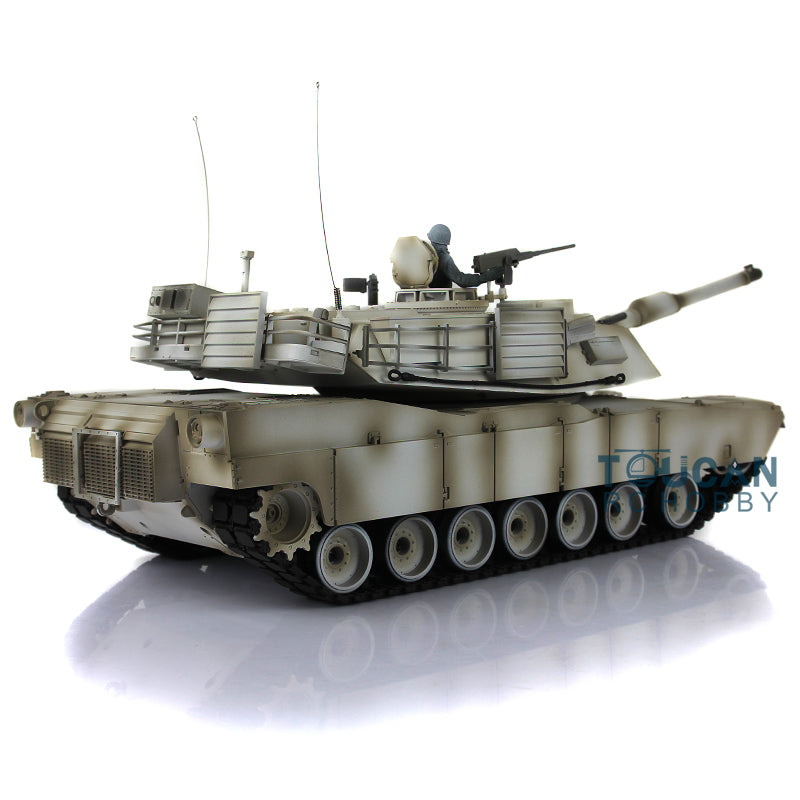 Henglong 1/16 TK7.0 2.4G Promotion USA Abrams M1A2 3918 RTR RC Tank Model with BB IR Smoke Metal Barrel Sprockets Idlers Wheels