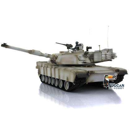 HengLong 3918 RTR RC Tank Full Metal Chassis With Plastic Hull TK7.1 Leopard2A6 M1A2 Sound Main Board with 360 Degrees Turret Barrel Recoil BB