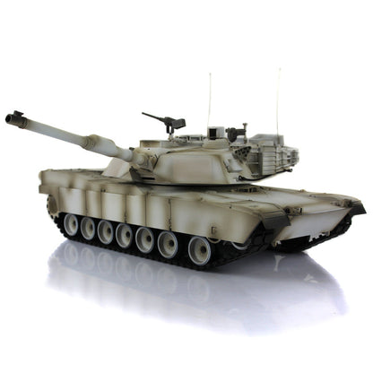 Henglong 1/16 2.4G TK7.0 Plastic USA Abrams M1A2 3918 RTR RC Tank Military Vehicle Model with BB IR Smoke Sound Light Metal Barrel