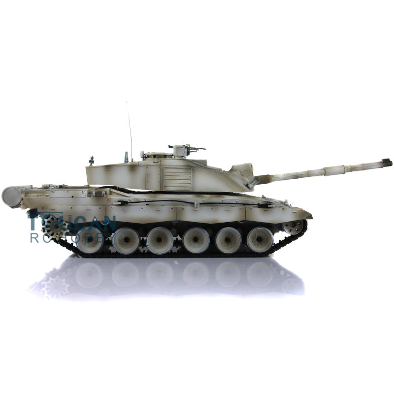 Henglong 1/16 2.4G TK7.0 Plastic British Challenger II 3908 RTR RC Tank Armored Vehicle Model BB Unit Infrared Combat Smoke