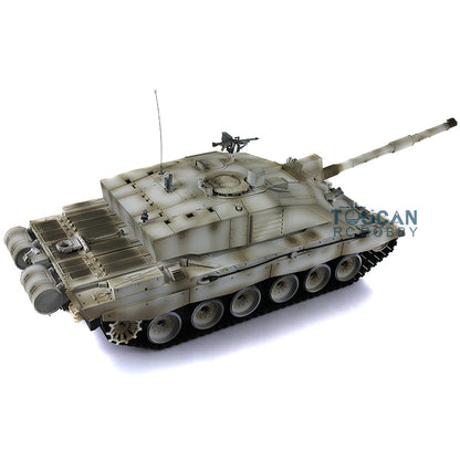 Henglong 1/16 2.4G TK7.0 Plastic British Challenger II 3908 RTR RC Tank Armored Vehicle Model BB Unit Infrared Combat Smoke