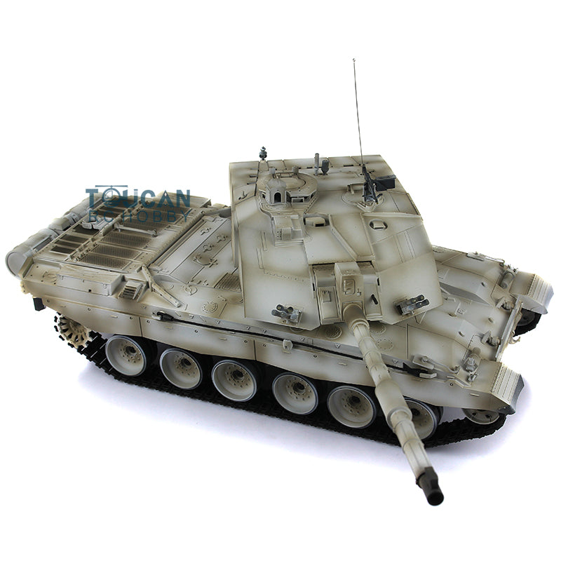 Henglong 1/16 2.4G TK7.0 Plastic British Challenger II 3908 RTR RC Tank Armored Vehicle Model BB Unit Infrared Combat Smoke