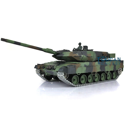 Henglong TK7.0 Leopard2A6 im Maßstab 1/16, fahrbereit, ferngesteuerter BB-IR-Panzer, 3889 Lauf, Rückstoß, Metallkette, Gummi, Rauchgeräusch