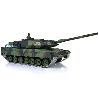 Henglong TK7.0 Leopard2A6 im Maßstab 1/16, fahrbereit, ferngesteuerter BB-IR-Panzer, 3889 Lauf, Rückstoß, Metallkette, Gummi, Rauchgeräusch