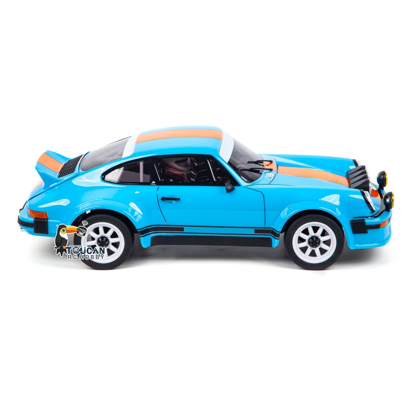 TRACTION HOBBY 1/6 Remote Control Rally Car 4X4 RC Vehicle Metal Chassis Light System Independent Suspension No Battery Charger
