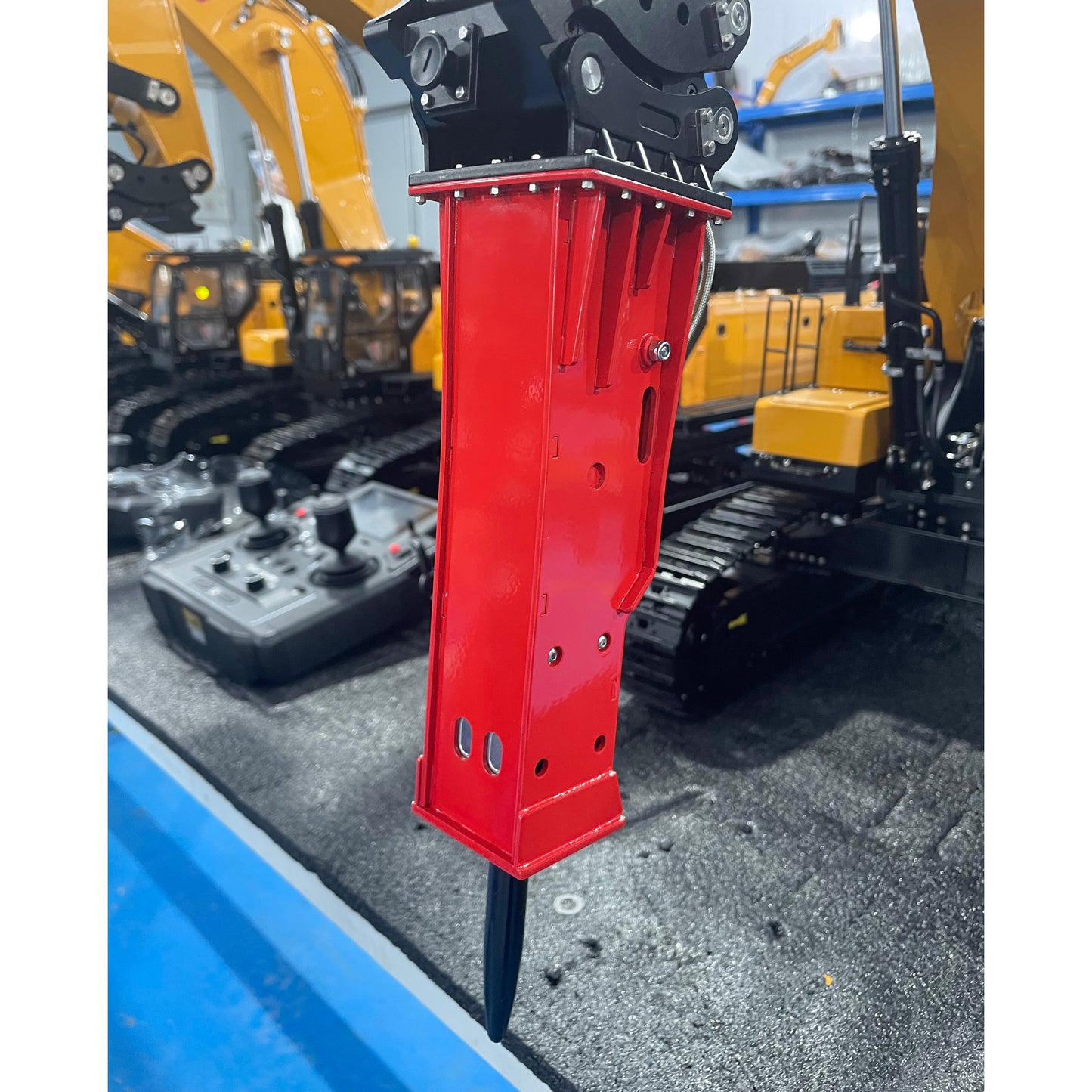 Kabolite K980 1/14 Hydraulischer RC-Bagger SY980H Giant PL18 Lite Funkgesteuerter Bagger Metall Manueller Schnellwechsler Elektrischer Hammeraufreißer 