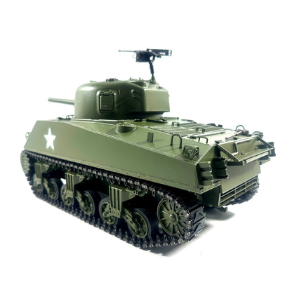 Mato 100 % Metall, 1/16 Maßstab, Armeegrün, M4A3 Sherman BB Ver KIT, Fernbedienungspanzer, 1230 Ketten, Lauf, DIY-Modell