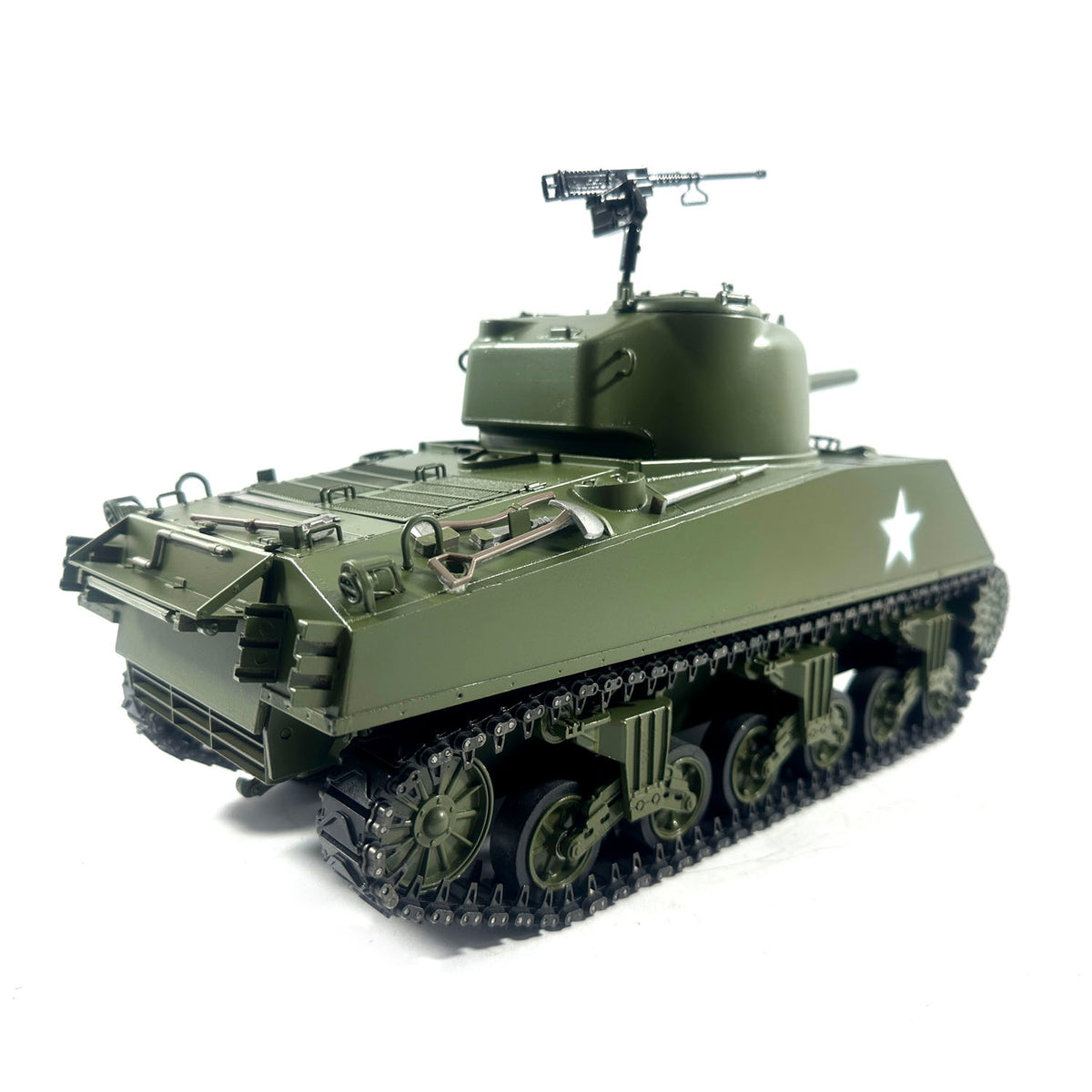 TOUCAN RC HOBBY Mato 100% Metal 1/16 Scale Army Green M4A3 Sherman Infrared Ver KIT RC Tank 1230 Upper Hull Chassis Remote Control Model