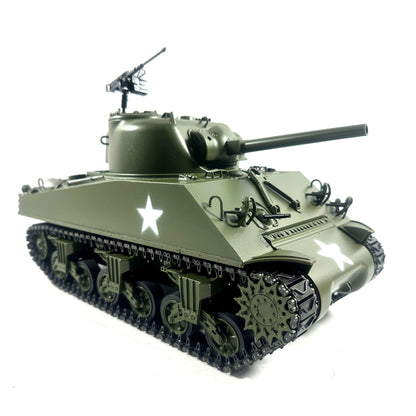 Mato 100 % Metall, Maßstab 1/16, Armeegrün, M4A3 Sherman BB Ver RTR RC-Panzer 1230, Fernbedienung, Modell, Sender, Batterie