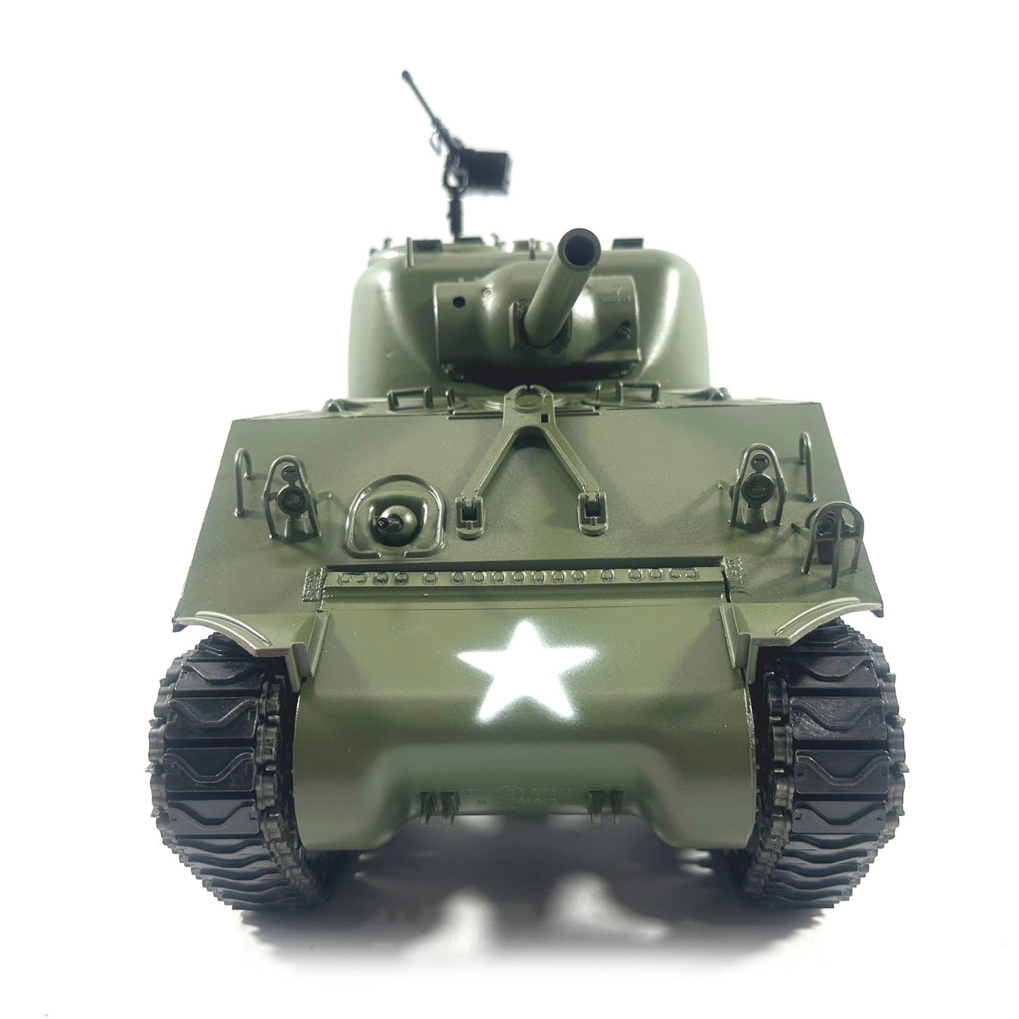 Mato 100 % Metall, 1/16 Maßstab, Armeegrün, M4A3 Sherman BB Ver KIT, Fernbedienungspanzer, 1230 Ketten, Lauf, DIY-Modell