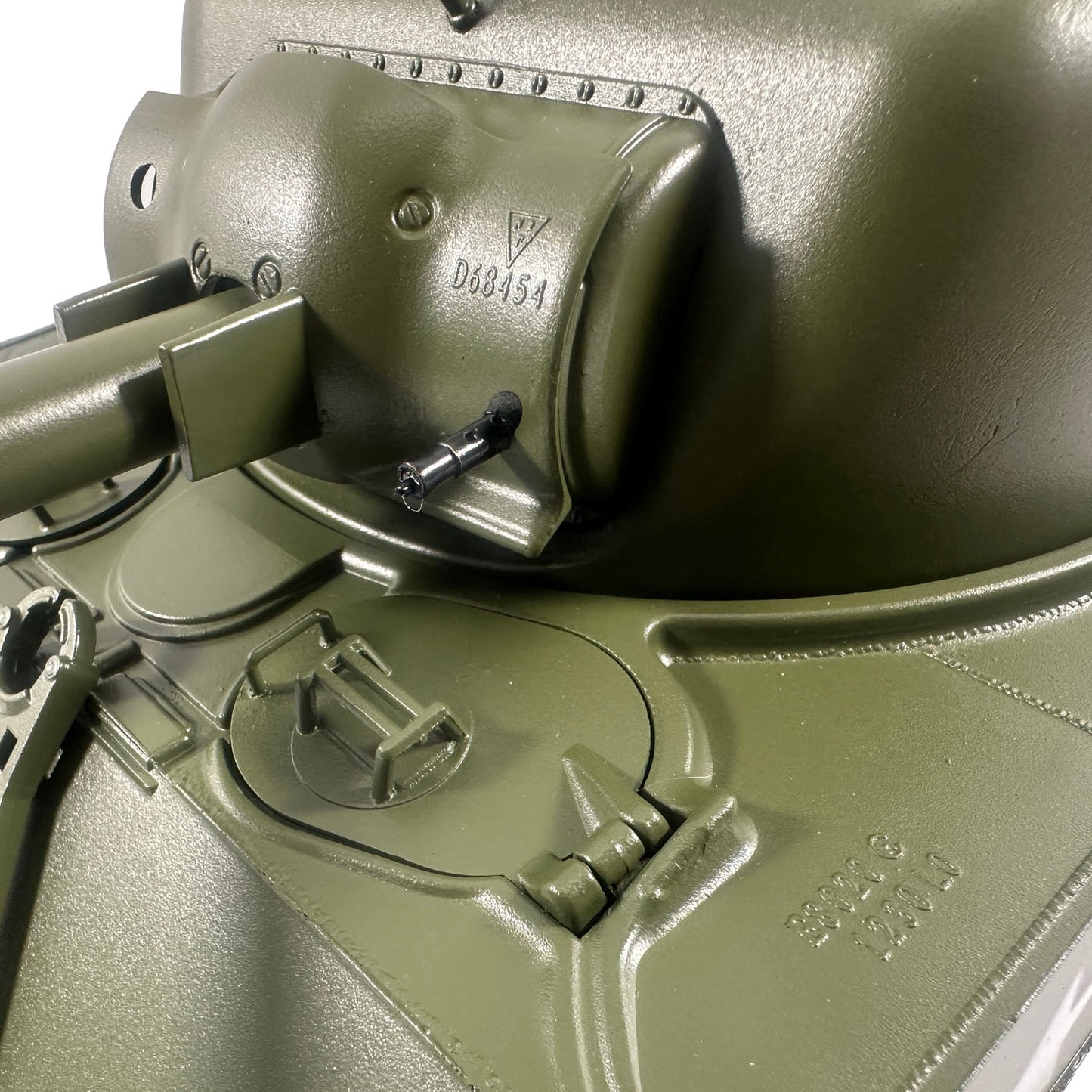 Mato 100 % Metall, 1/16 Maßstab, Armeegrün, M4A3 Sherman BB Ver KIT, Fernbedienungspanzer, 1230 Ketten, Lauf, DIY-Modell