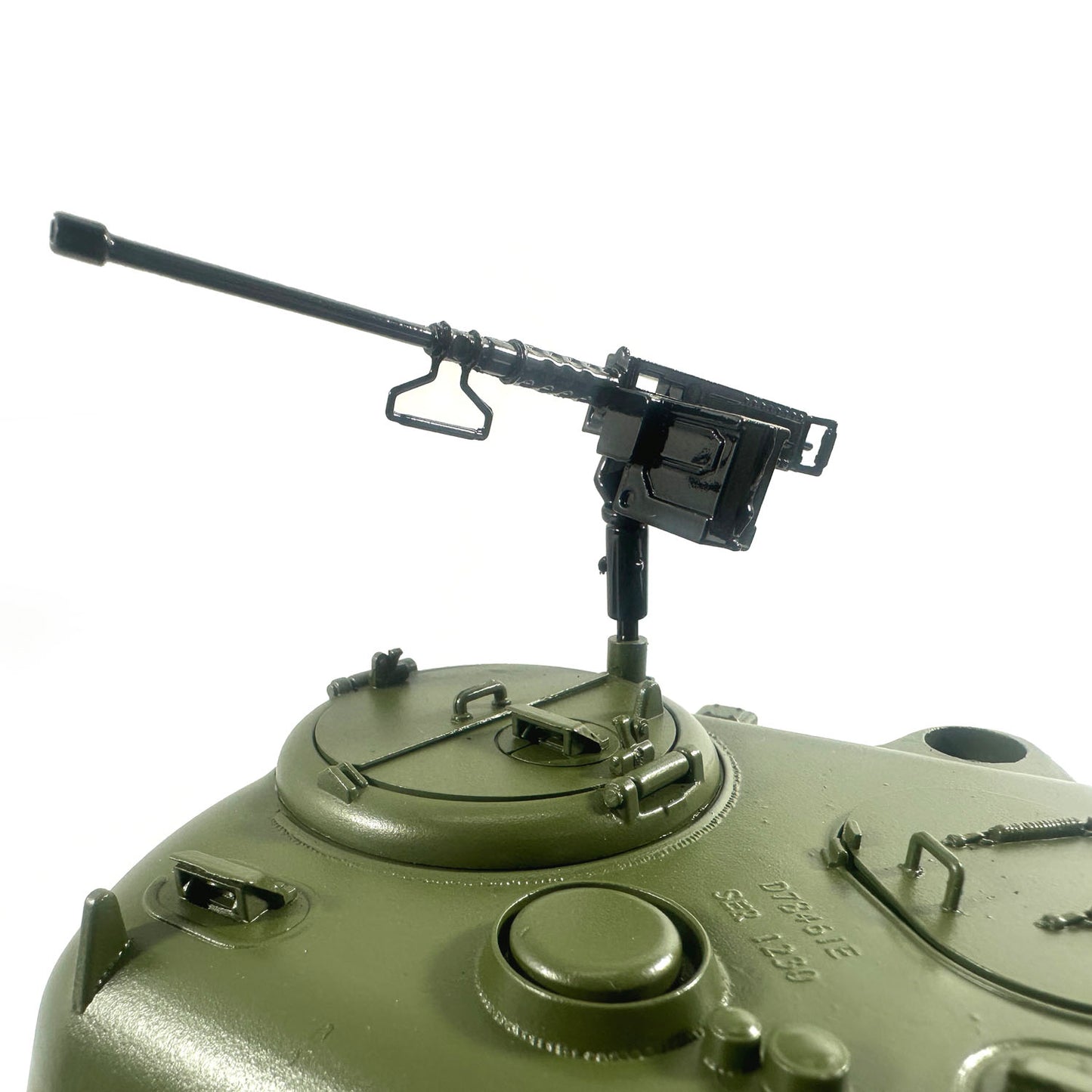 Mato 100 % Metall, 1/16 Maßstab, Armeegrün, M4A3 Sherman BB Ver KIT, Fernbedienungspanzer, 1230 Ketten, Lauf, DIY-Modell