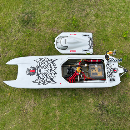 G30E 30CC Fiberglas 70KM/H Benzin Racing ARTR RC Boot W/GT3C Funksystem Motor Propeller Servo