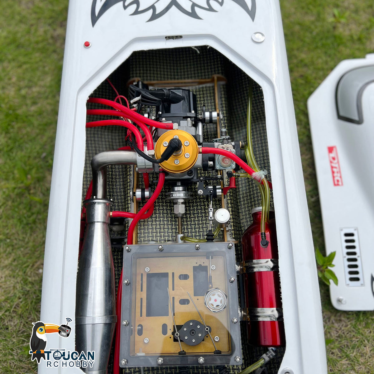 G30E 30CC Fiberglas Benzin Rennmodell ARTR RC Boot Wellenmotor ohne Funksystem Servos Fernbedienung Spielzeug