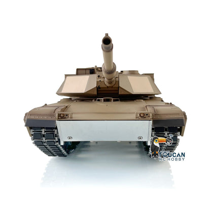 HengLong 1/16 TK16 3918 M1A2 Abrams RTR RC Tank with Metal Chassis Barrel Recoil Muzzle Flash Smoke Effects 360 Degrees Turret Double Rubber Tracks