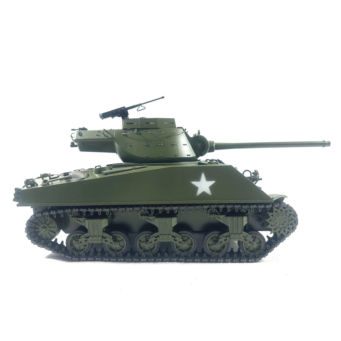 Mato 100 % Metall, 1/16, Armeegrün, M36B1 Zerstörer, Infrarot, 360-Grad-Turm, RTR, RC-Panzer, 1231 Leiträder, Kettenräder, Ketten