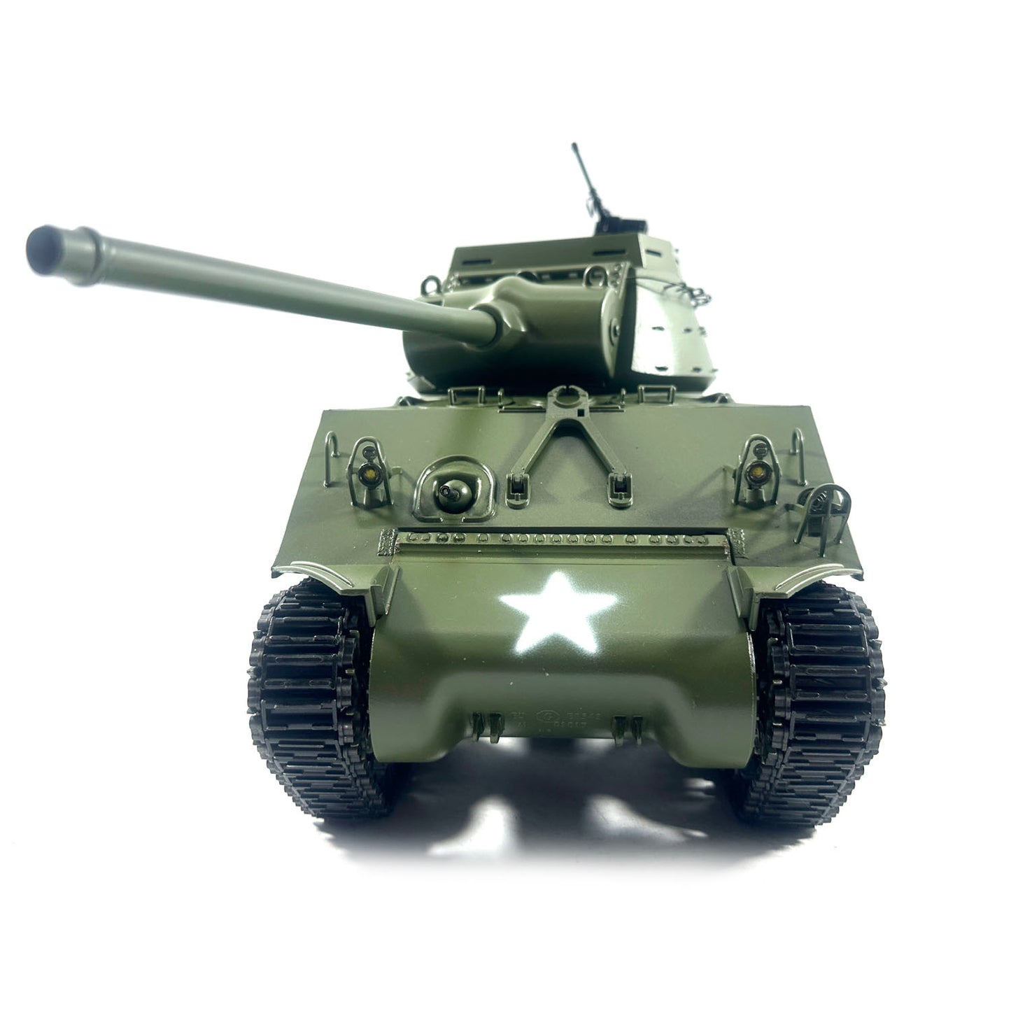 Mato 100 % Metall, 1/16, Armeegrün, M36B1 Zerstörer, Infrarot, 360-Grad-Turm, RTR, RC-Panzer, 1231 Leiträder, Kettenräder, Ketten