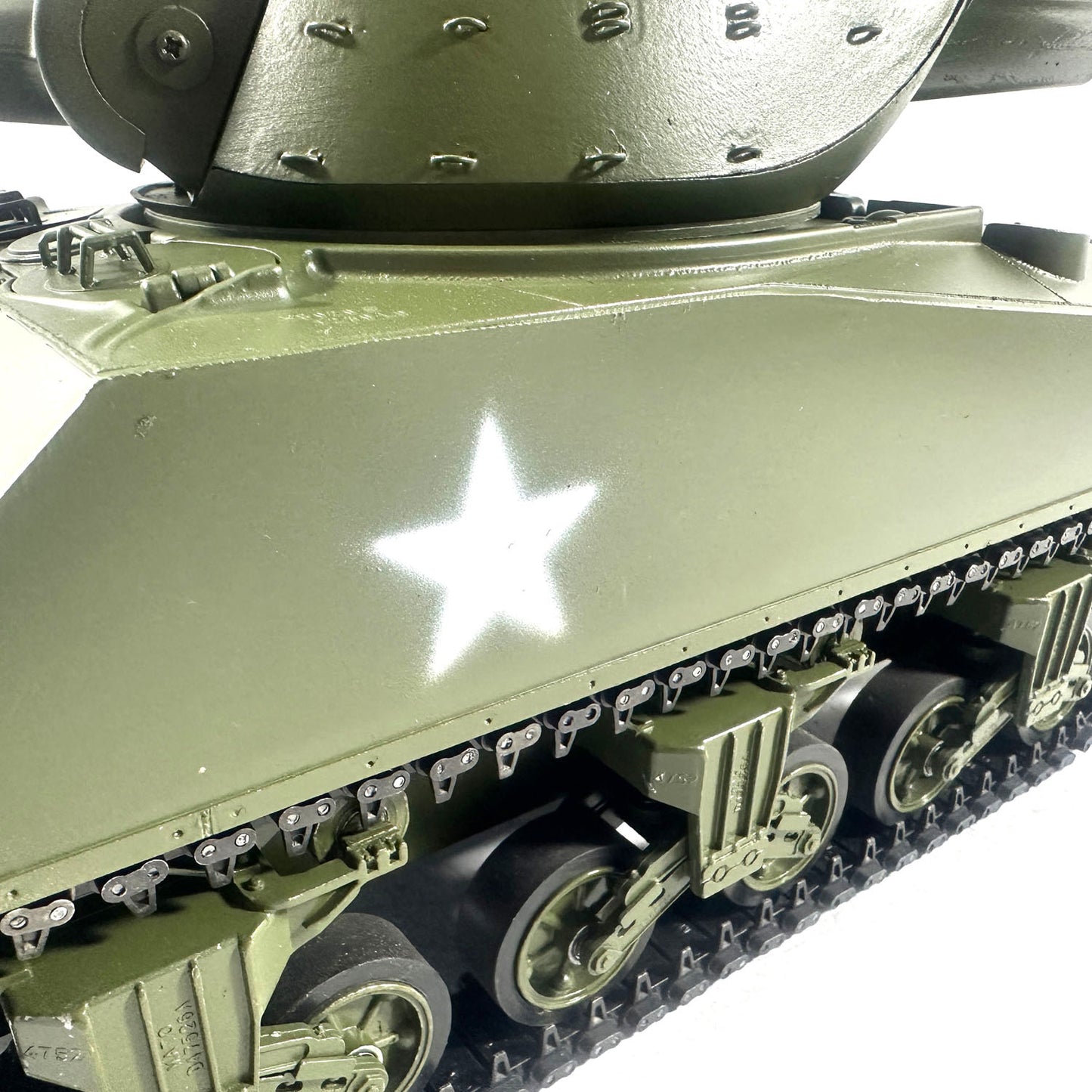 Mato 100 % Metall, 1/16, Armeegrün, M36B1 Zerstörer, Infrarot, 360-Grad-Turm, RTR, RC-Panzer, 1231 Leiträder, Kettenräder, Ketten