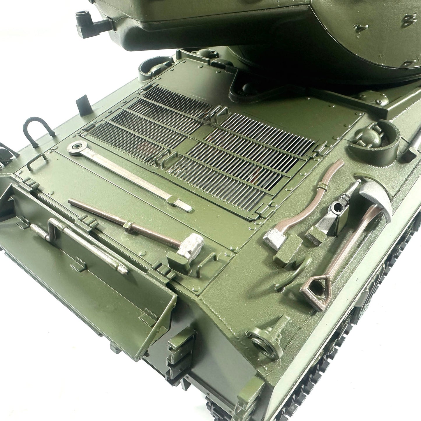 Mato 100 % Metall, 1/16, Armeegrün, M36B1 Zerstörer, Infrarot, 360-Grad-Turm, RTR, RC-Panzer, 1231 Leiträder, Kettenräder, Ketten