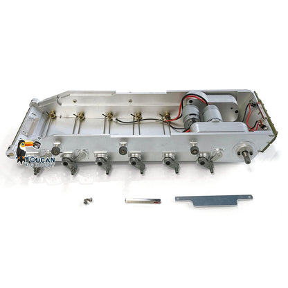 Heng Long Metal Spare Chassis For 1/16 3958/3939/3938/3918/3818 RC Tank With Suspension Arms Gearbox Vehicle Model Accessories