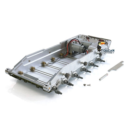 Heng Long Metal Spare Chassis For 1/16 3958/3939/3938/3918/3818 RC Tank With Suspension Arms Gearbox Vehicle Model Accessories