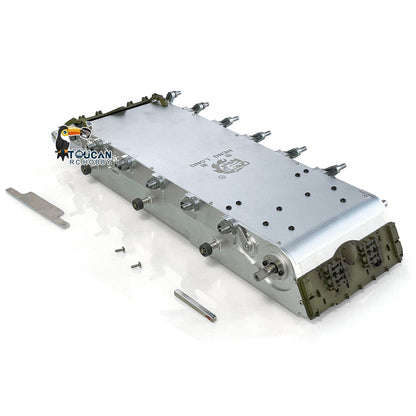 Heng Long Metal Spare Chassis For 1/16 3958/3939/3938/3918/3818 RC Tank With Suspension Arms Gearbox Vehicle Model Accessories