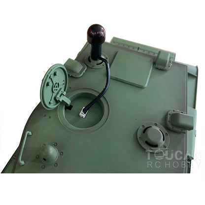 Henglong 1/16 7.0 Plastic Soviet Union KV-2 3849 RTR RC Tank with 360 Degrees Turret Barrel Recoil BB Infrared Combat Smoke