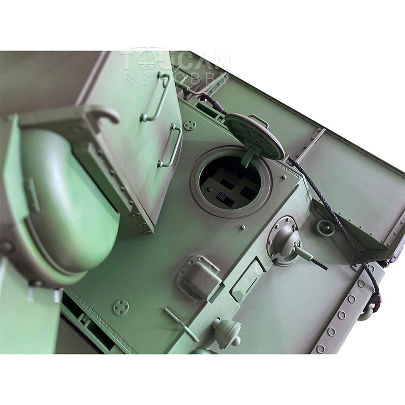 Henglong 1/16 TK7.0 Plastic Soviet KV-2 3949 RTR RC Tank with Barrel Recoil BB Unit Infrared Combat Smoke Sound Light System